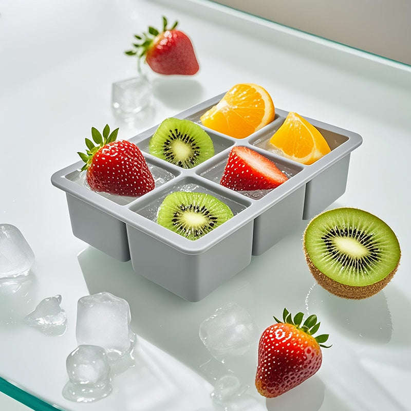 Silicone Ice Stick Tray for Water Bottles | Makes 6 Long, Narrow Ice Bars