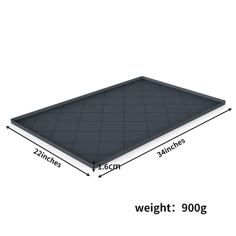 XL Silicone Under Sink Mat | Waterproof Cabinet Protector Liner | Catches Leaks & Spills