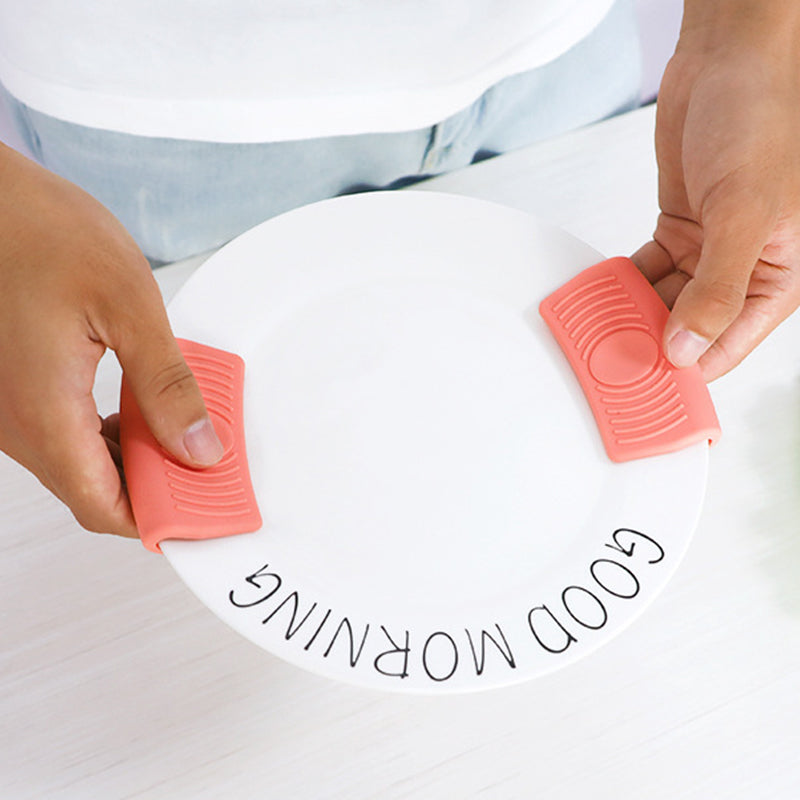 Heat-Resistant Silicone Pinch Mitts | Mini Oven Grips & Pot Holders | Set of 2