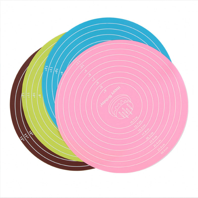 Non-Stick Silicone Pastry Mat with Measurements | Large Rolling Mat for Dough, Fondant & Pie Crust