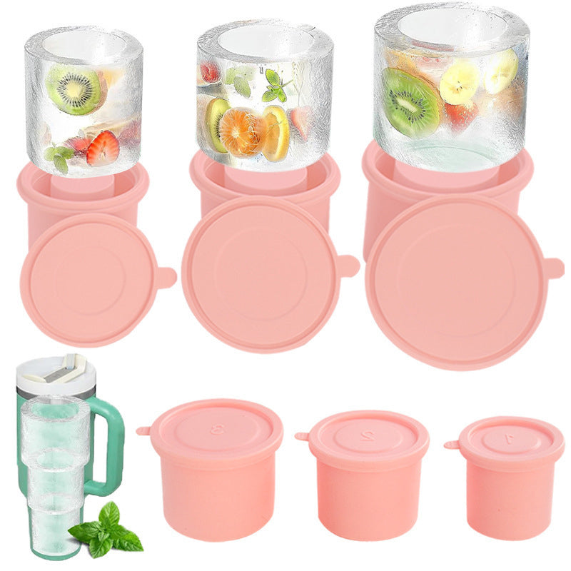 Silicone Ice Mold for Tumblers | Makes Large, Hollow Ice Cores for Stanley Cups & More