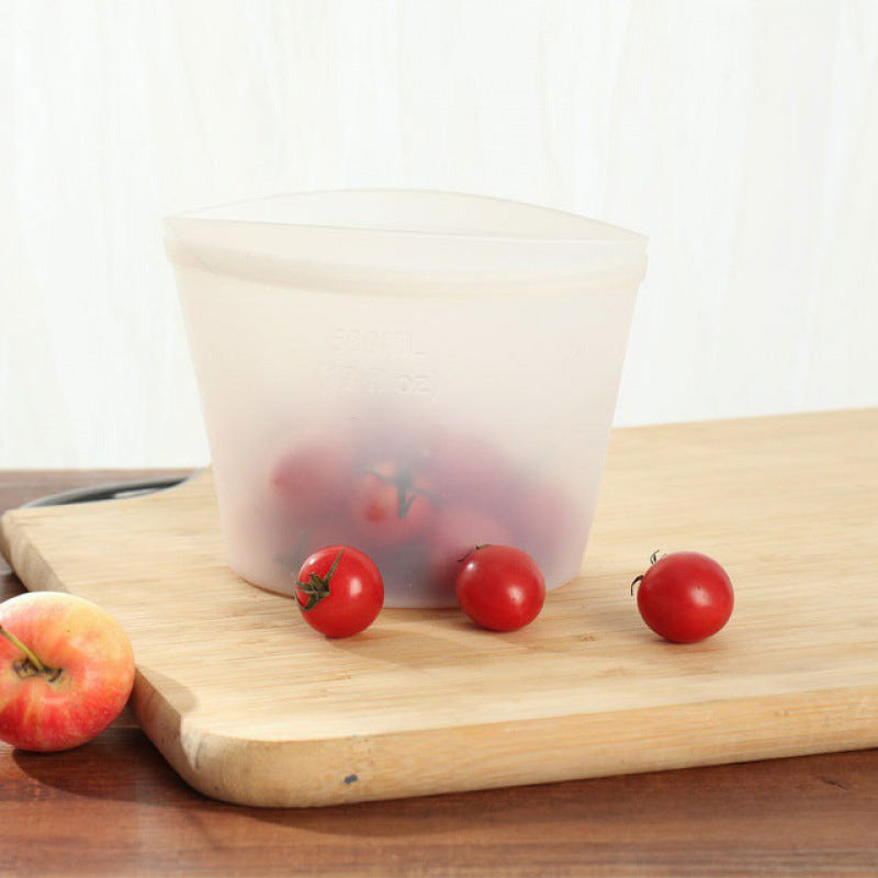 Reusable Silicone Food Storage Bags | Leakproof Zip Seal for Snacks, Travel & Marinades | Set of 3