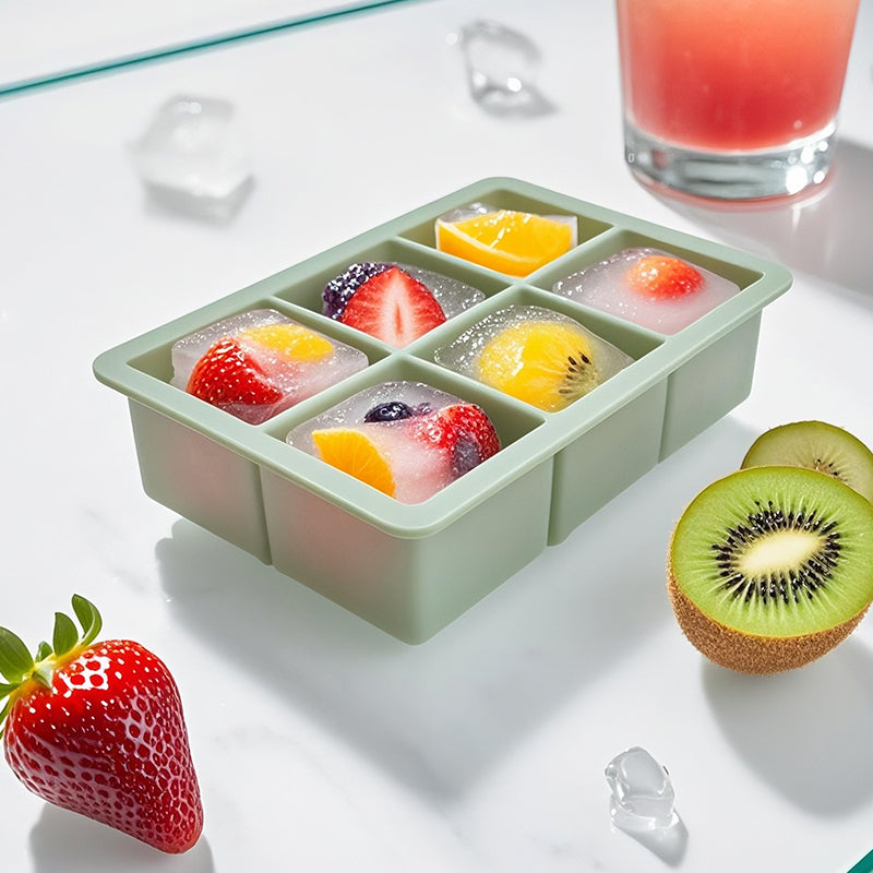 Silicone Ice Stick Tray for Water Bottles | Makes 6 Long, Narrow Ice Bars