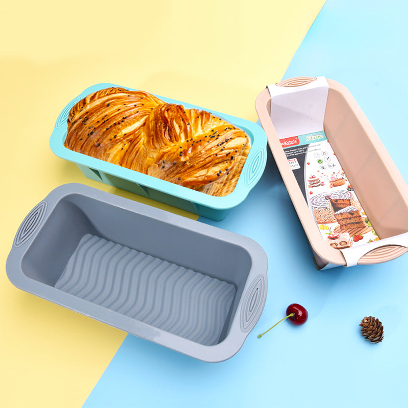 Non-Stick Silicone Loaf Pan | Perfect for Baking Bread, Cakes & Meatloaf | Easy Release