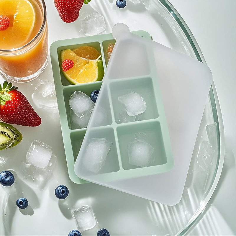 Silicone Ice Stick Tray for Water Bottles | Makes 6 Long, Narrow Ice Bars