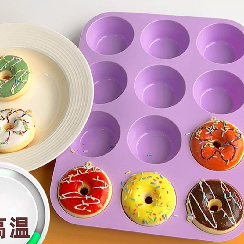 Non-Stick Silicone Mini Muffin & Cupcake Pan (12 Cup)
