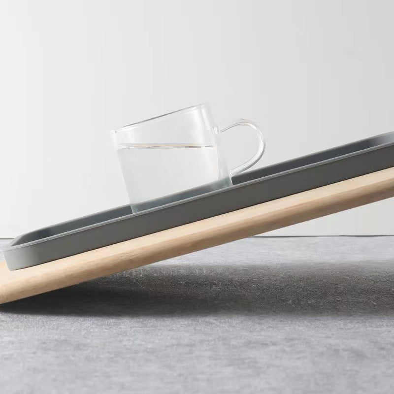 Silicone Sink Caddy Organizer | Kitchen & Bathroom Sponge Holder Tray | Quick-Drying