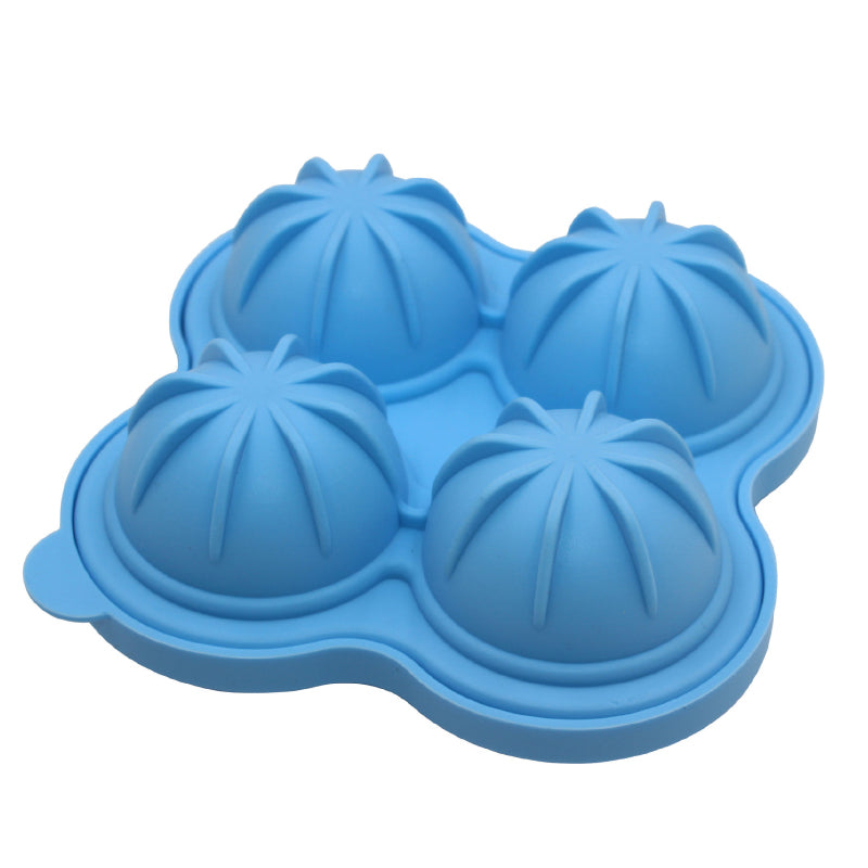 Silicone Sphere Ice Ball Maker for Whiskey & Cocktails (Makes 4 Large Ice Balls)
