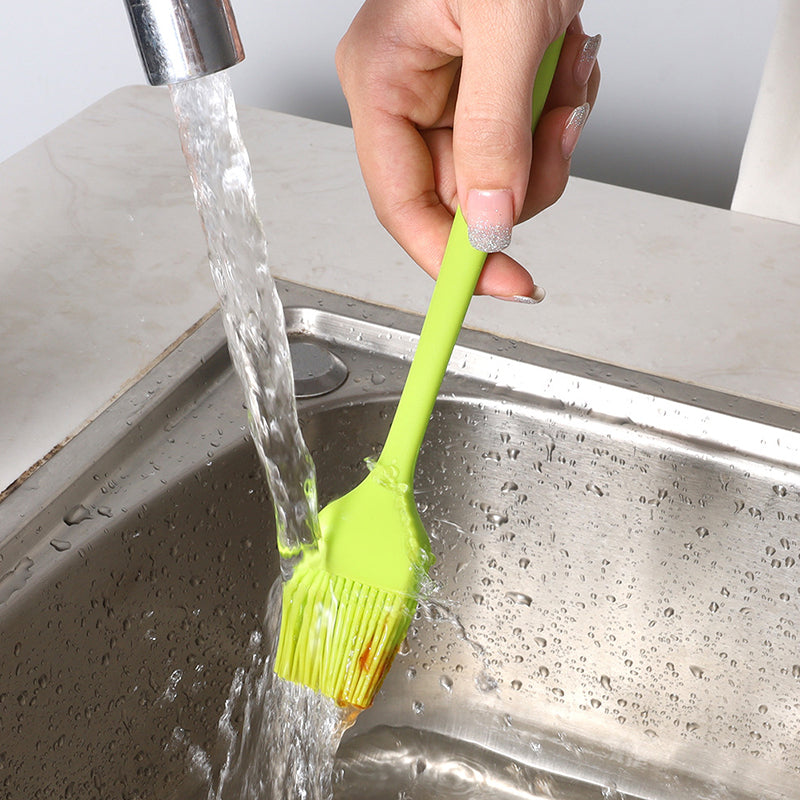 Heat-Resistant Silicone Basting & Pastry Brush for Grilling & Baking