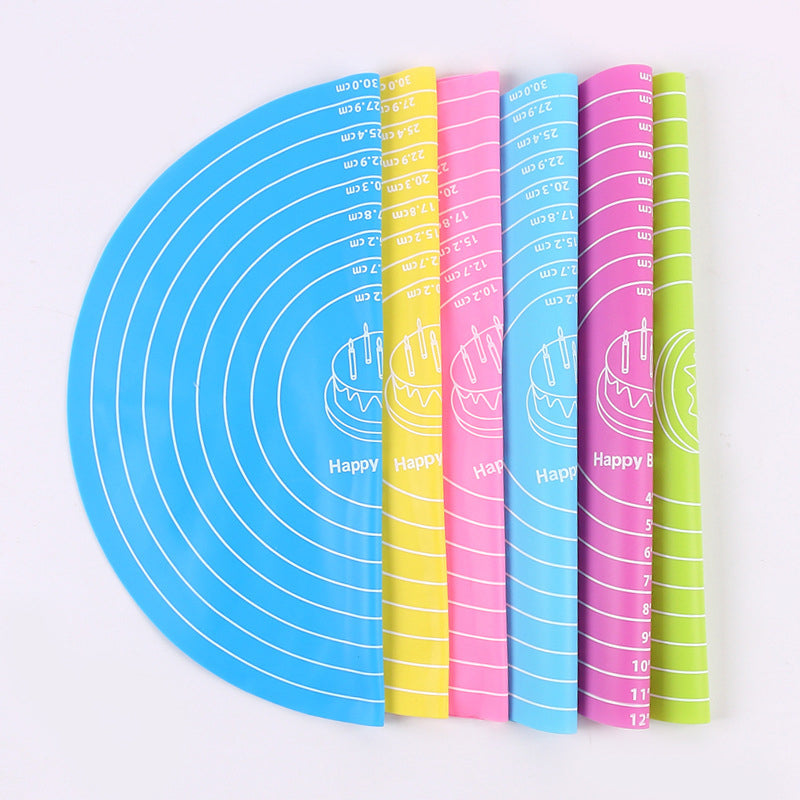 Non-Stick Silicone Pastry Mat with Measurements | Large Rolling Mat for Dough, Fondant & Pie Crust
