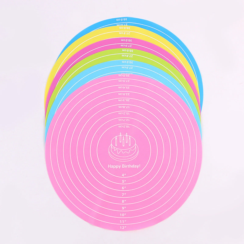 Non-Stick Silicone Pastry Mat with Measurements | Large Rolling Mat for Dough, Fondant & Pie Crust