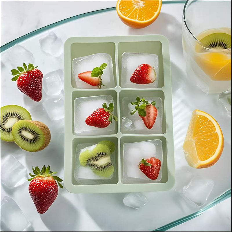 Silicone Ice Stick Tray for Water Bottles | Makes 6 Long, Narrow Ice Bars