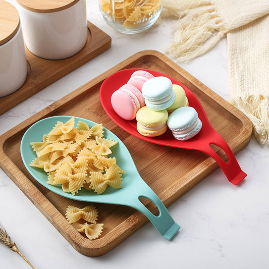Large Silicone Spoon Rest & Utensil Holder | Heat-Resistant, Non-Slip Countertop Mat